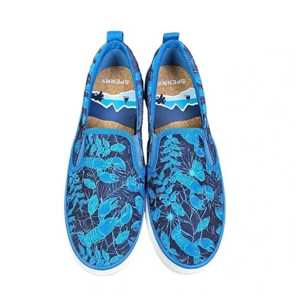 Sperry Top-Sider Crest TG Resort Womans Slip On Sneaker Size 9 New Blue Lobster - Picture 5 of 7